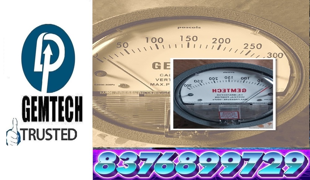 GEMTECH Differential Pressure Gauge Distributor For Bareilly Uttar Pradesh