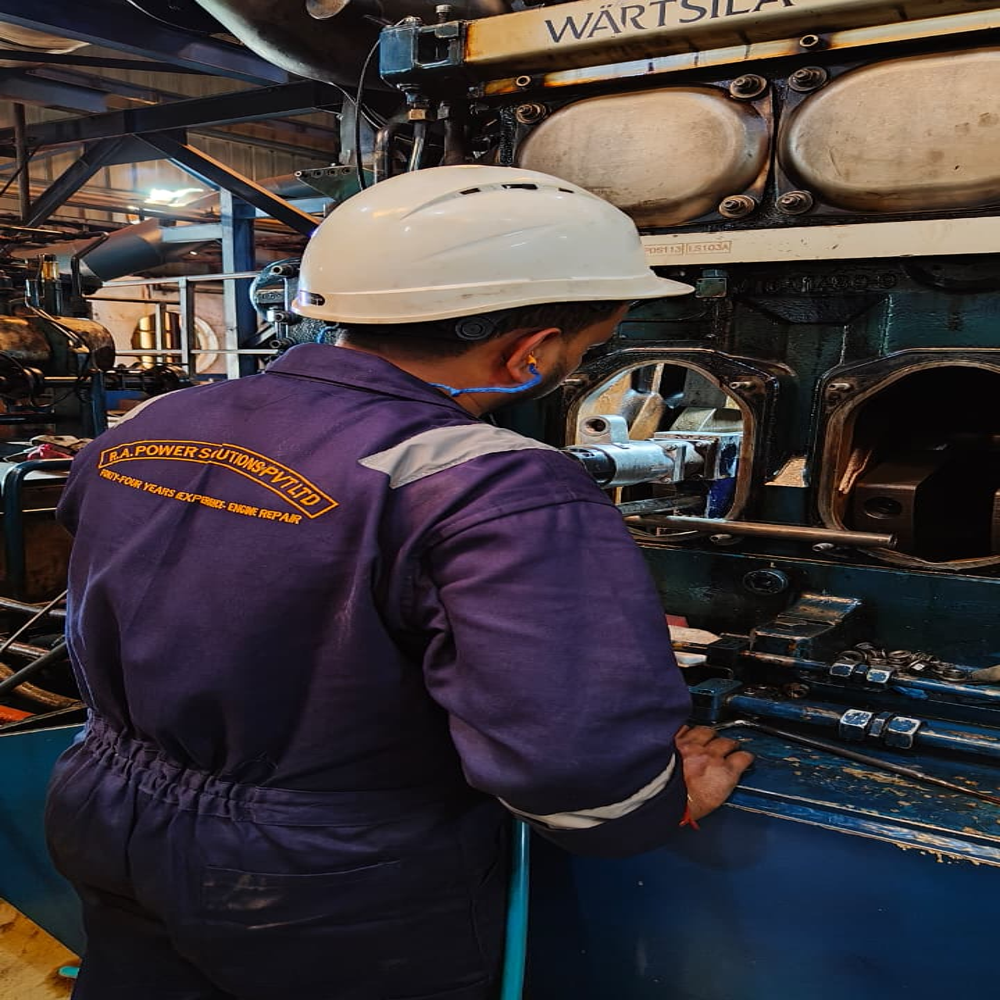 Wartsila 9L20 Crankshaft Repair in Madagascar, East Africa