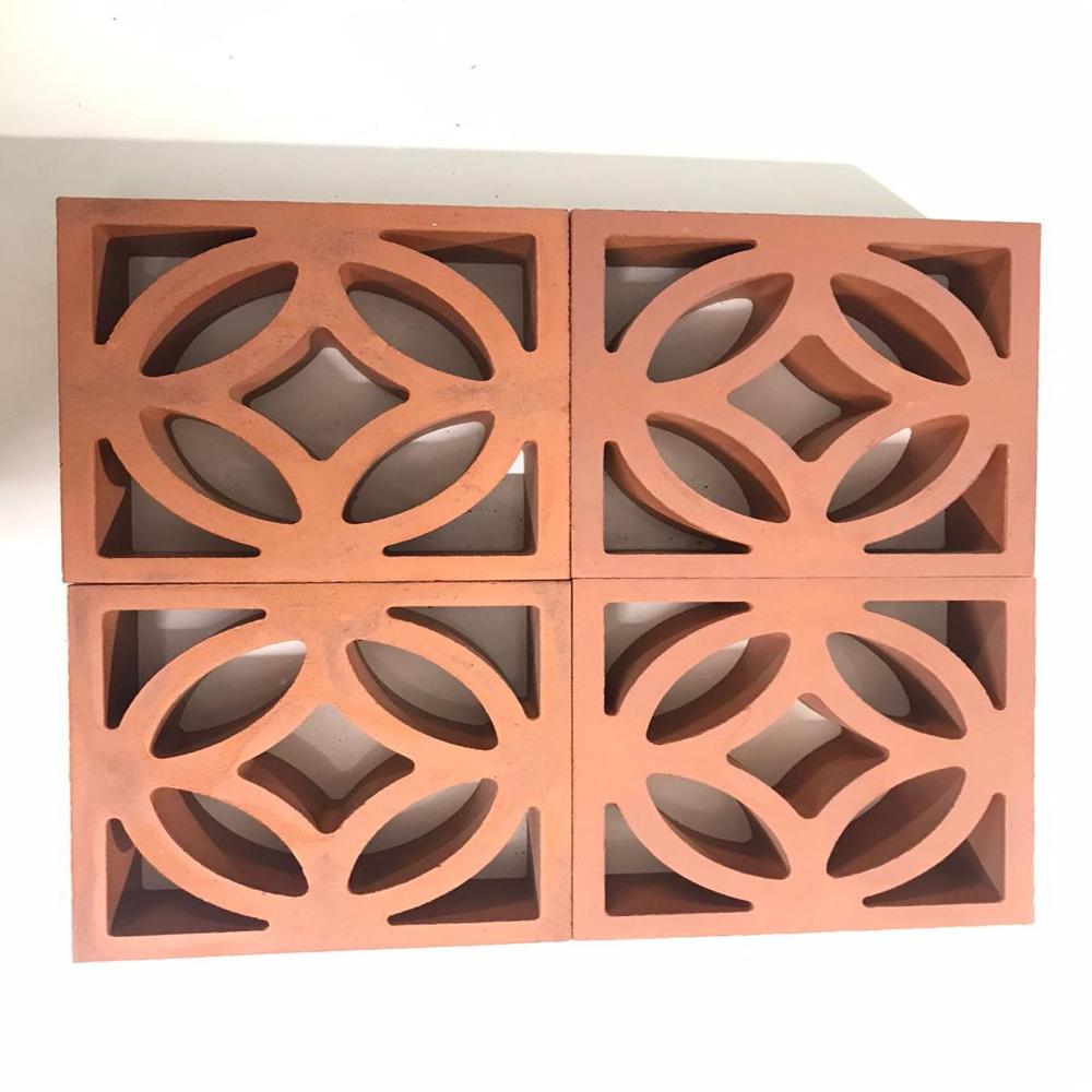 Terracotta topaz jali