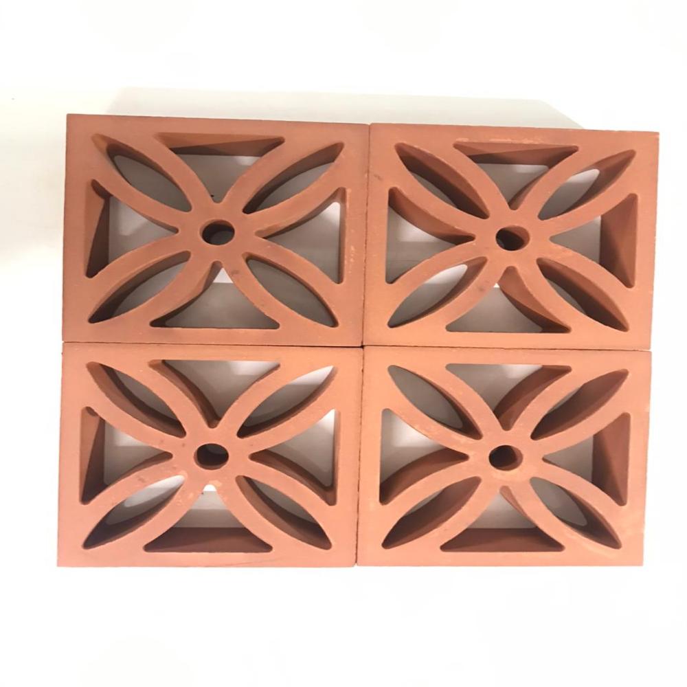 Terracotta amber jali