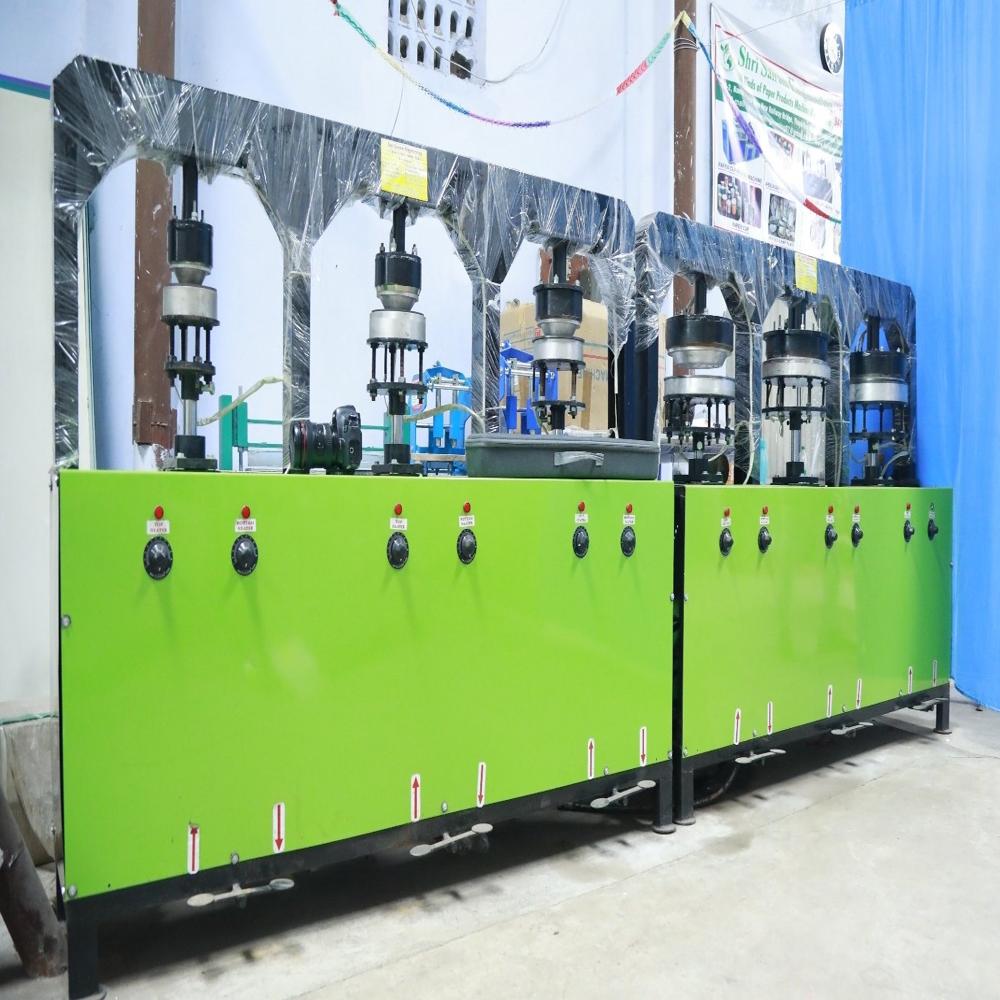 Hydraulic Areca Leaf Plate Making Machine - Color: Customer Wish