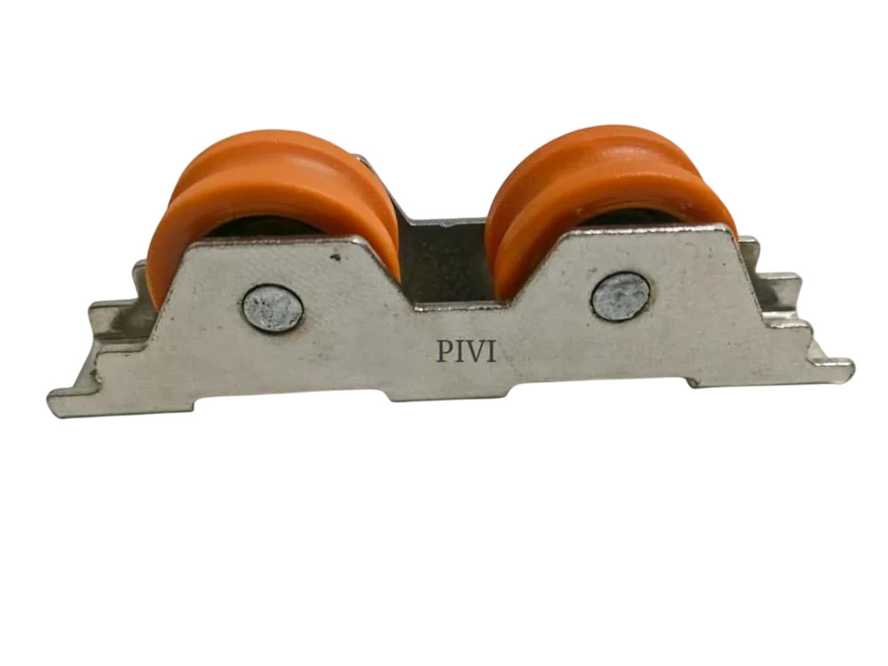 Upvc Window Swing Roller - Color: Silver And Yellow