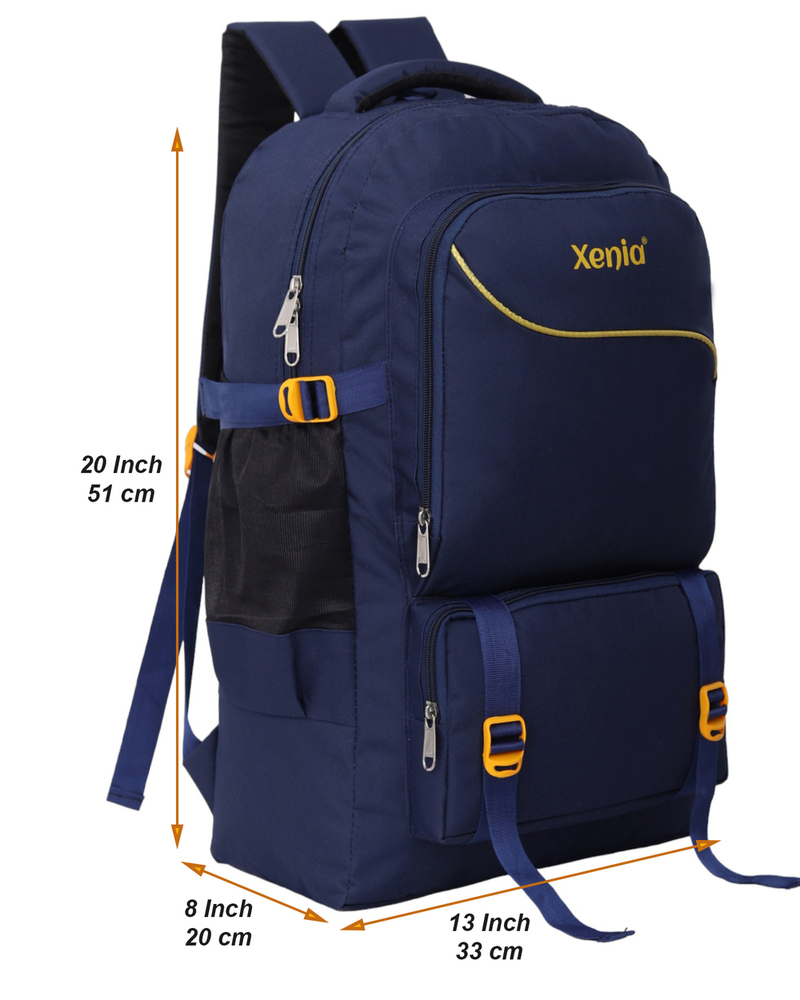 Blue Travel Backpack - Feature: High Quality