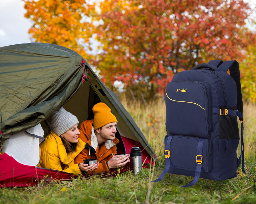 Blue Travel Backpack - Feature: High Quality
