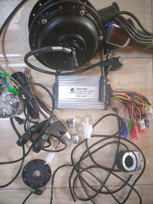 350Wt Hub Motor Cycle Conversation Kit - Charger Type: Ac