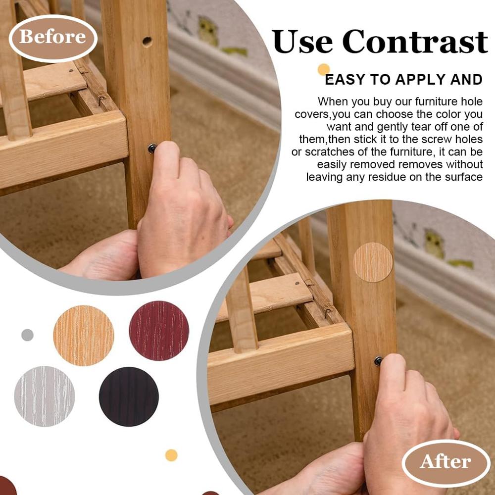 Screw Covers Wood Furniture Stickers
