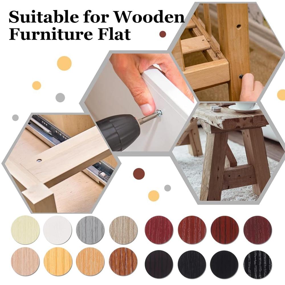 Screw Covers Wood Furniture Stickers