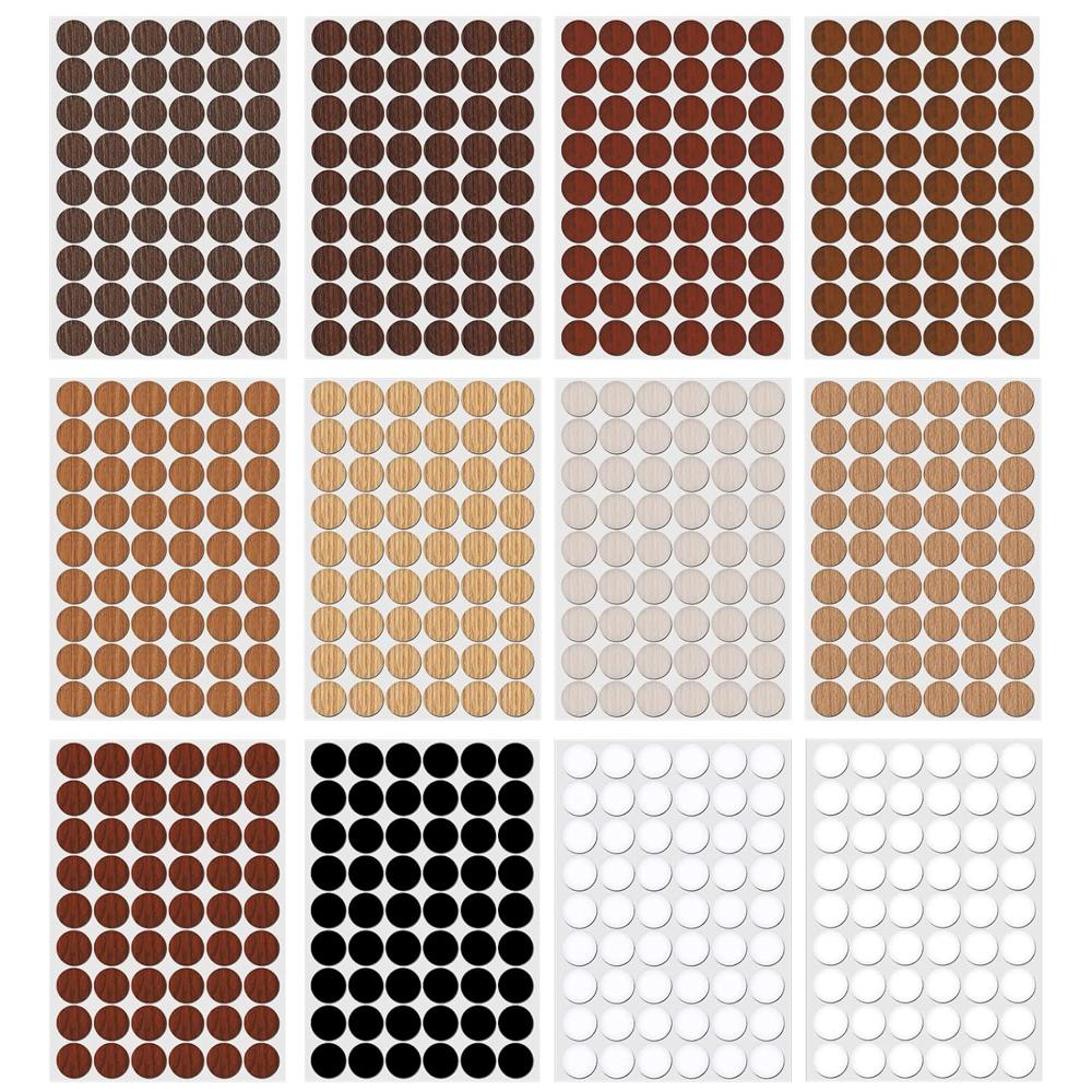 Screw Covers Wood Furniture Stickers