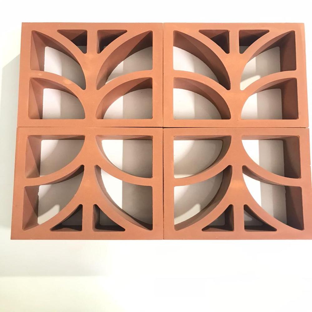 Terracotta arrow jali