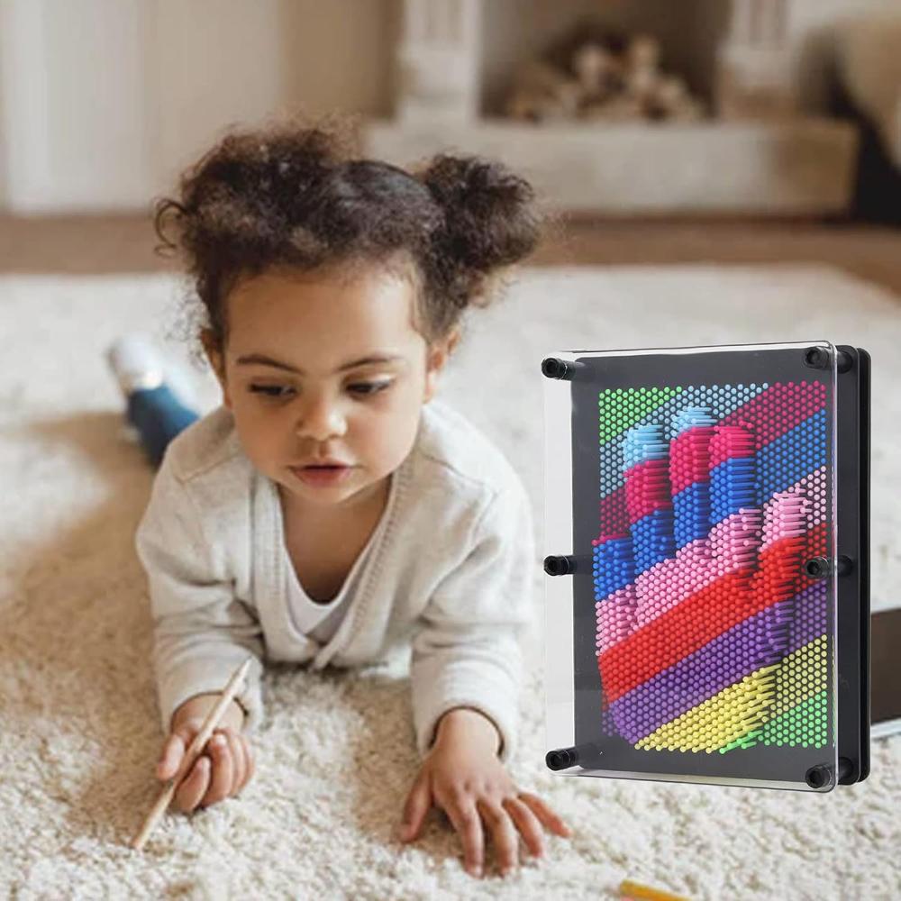 3d Multi Color Pin Art Sculpture