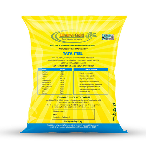Dhurvi Gold LD Slag Based Soil Conditioner