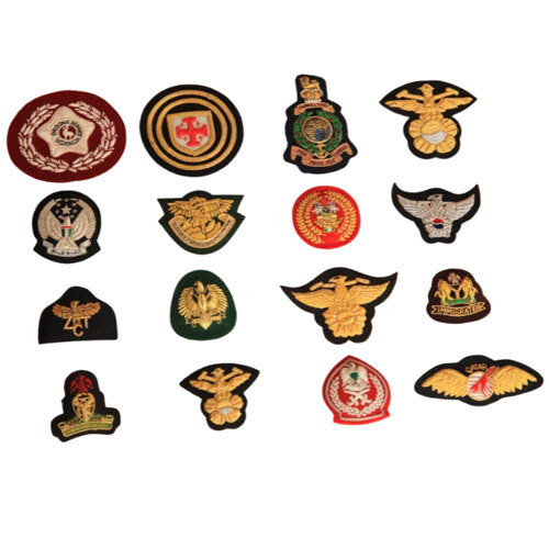 Military Hand Embroidered Badges - Color: Multi Colour