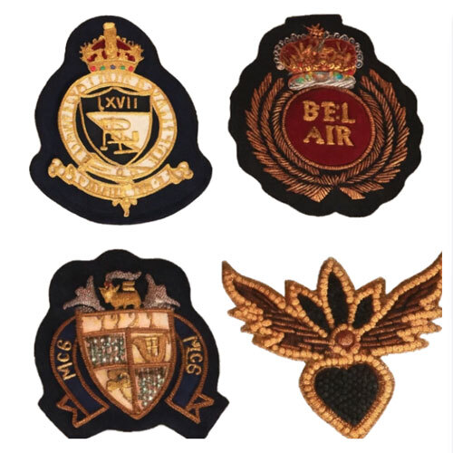 Military Hand Embroidered Badges