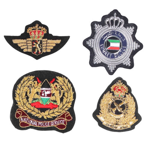 Military Hand Embroidered Badges