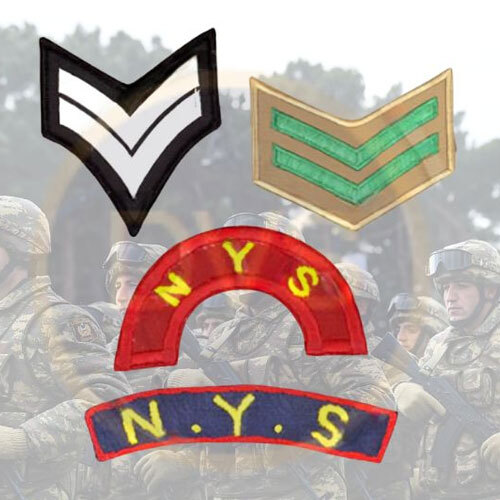 Machine Embroidered Badges - Color: Multi Colour