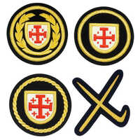 Hand Embroidered Badges - Color: Multicolor
