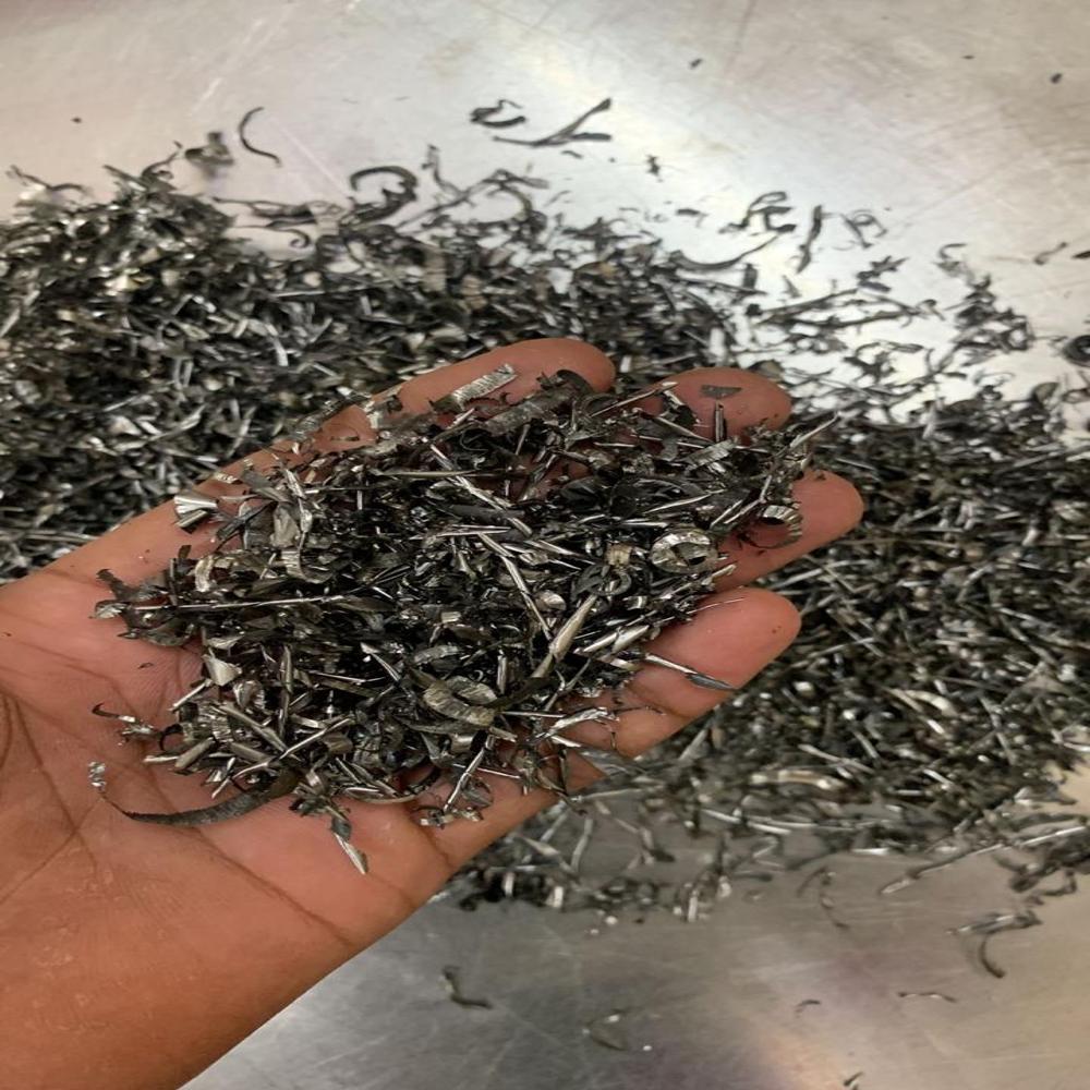 Block Scrap Titanium - Color: Silver Gray & Metallic