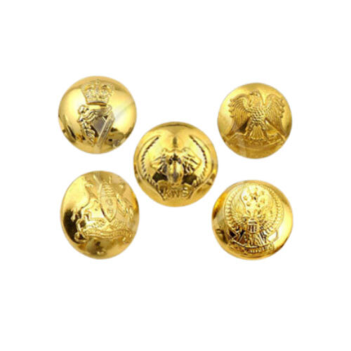 Metal Button - Color: Silver