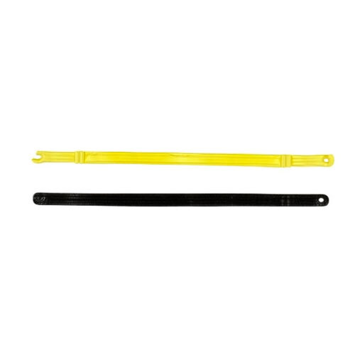 Chin Straps - Color: Black & Yellow