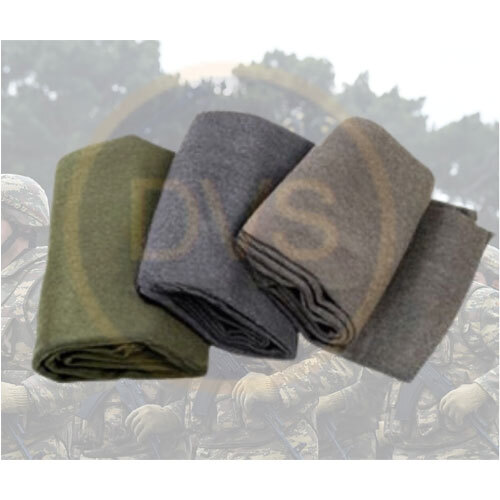 Woolen Blanket - Color: Black & Grey