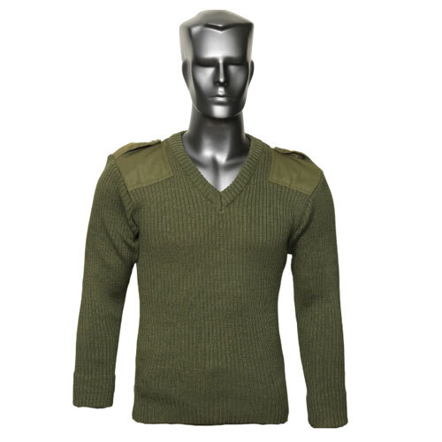 Green Woolen Jersey Pullover - Design: Premium