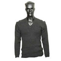 Grey Woolen Jersey Pullover