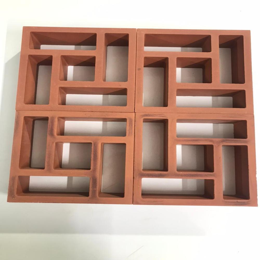 Terracotta swastik jali