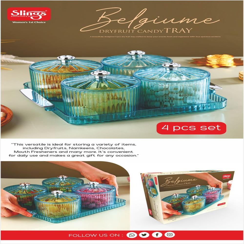 Dry Fruit Tray - Features: Heavy Duty