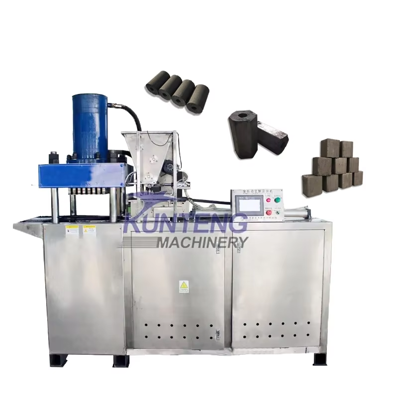Hydraulic Charcoal Briquette Machine Charcoal Rod Briquette Machine Coal Charcoal Rod Making Machine - Briquette Size: Customized