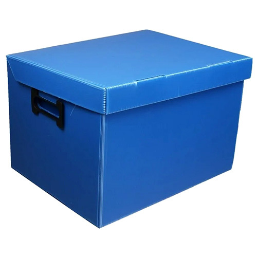 Pp Corrugated Box - Color: Blue