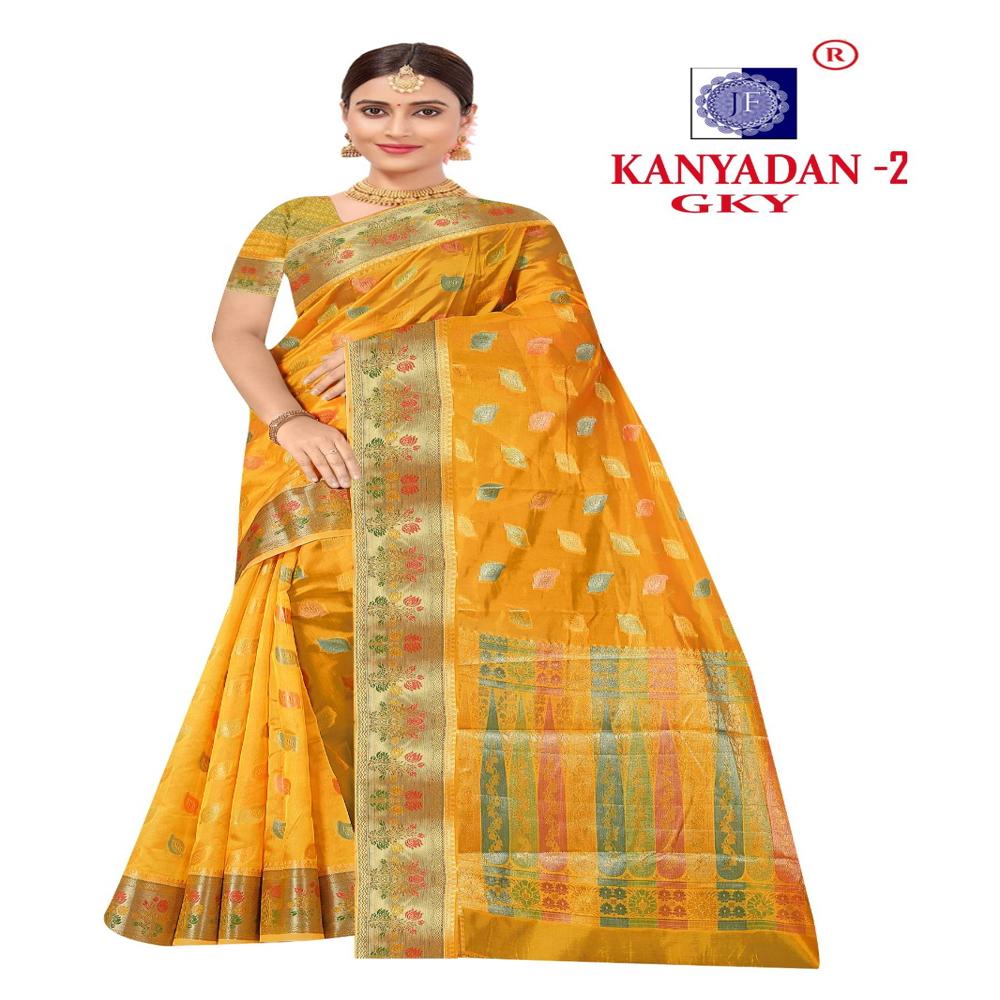 Kanyadan-2 (organza) Silk Saree