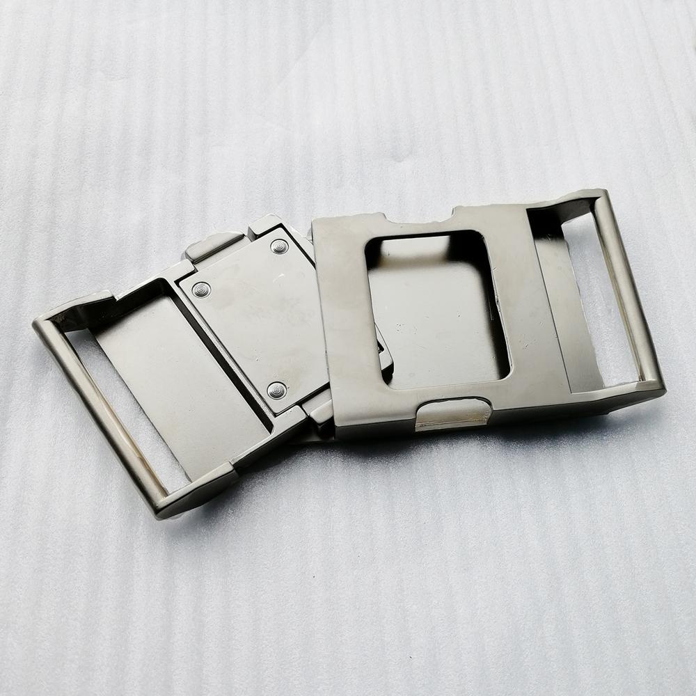 Metal Quick Side Release Buckle Quality Webbing Bag Clip Flat Lock for Belt Strap Backpacks Collar 14 19 25 32 38mm 1.5 Inch