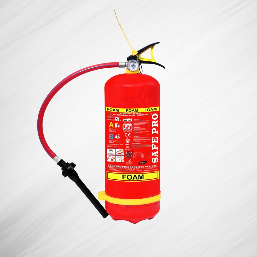Mechanical Foam Type Fire Extinguisher - Color: Red