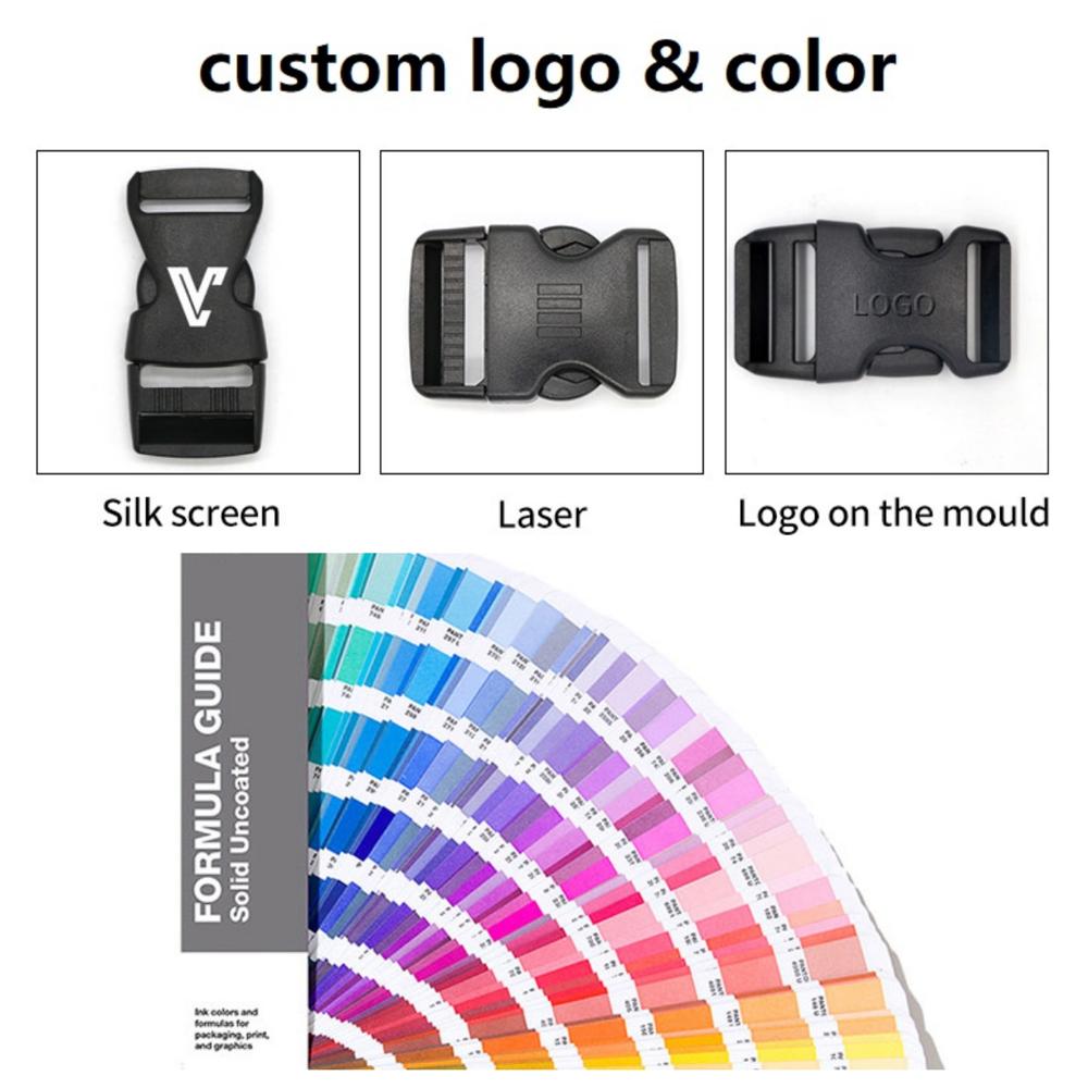 Colourful Quick Side Release Plastic Buckles for Paracord Bracelets Pet Collar Belt Strap Craft Accessory