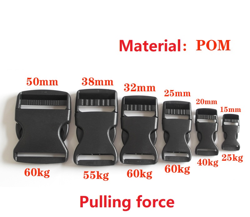 Colourful Quick Side Release Plastic Buckles for Paracord Bracelets Pet Collar Belt Strap Craft Accessory