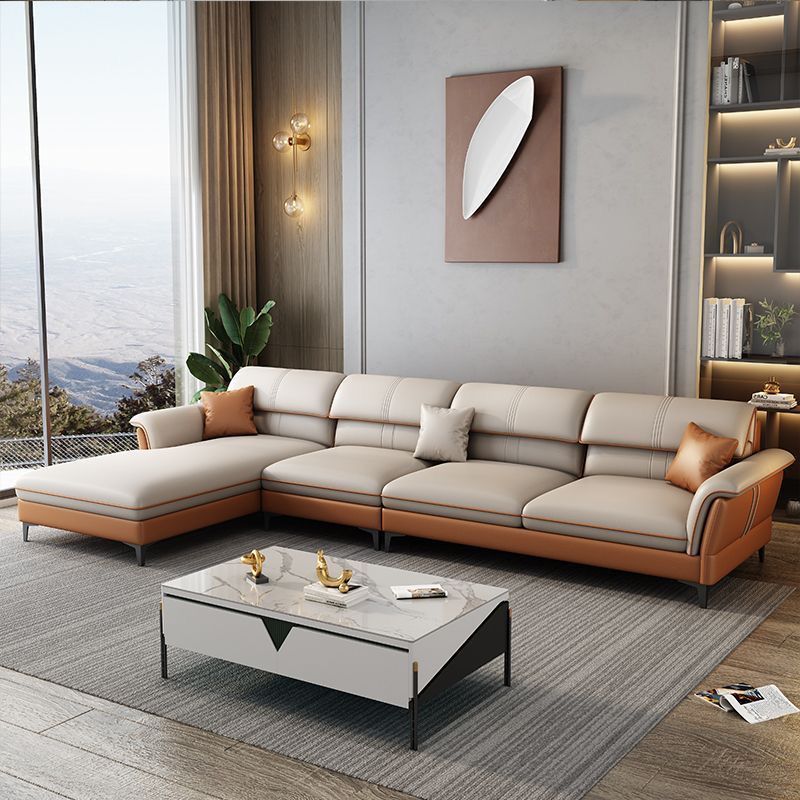 Stylish L Shape Designer Sofa Set - Color: Green