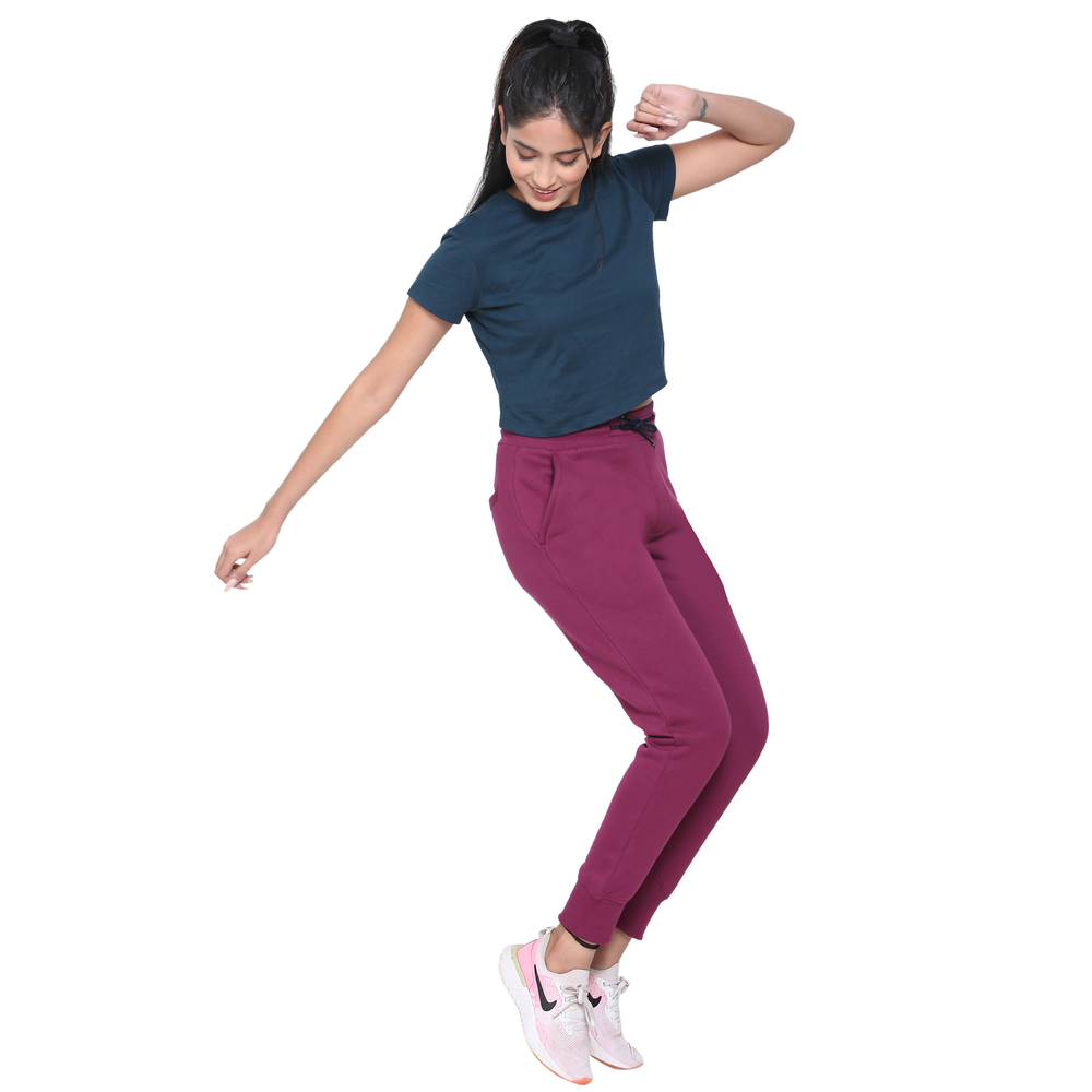 BU-FLP-504-LADIES FLEECE JOGGER