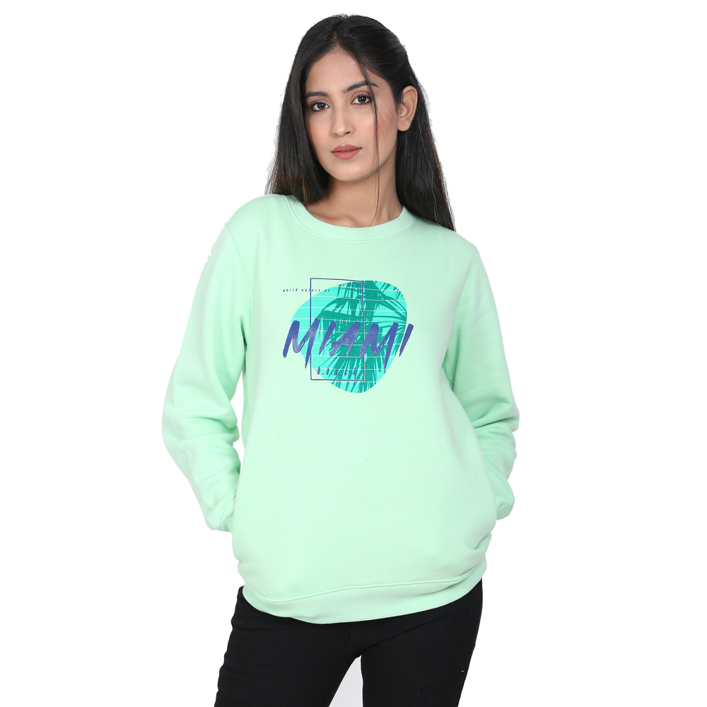 BU-LSS-104-LADIES PRINTED SWEATSHIRT