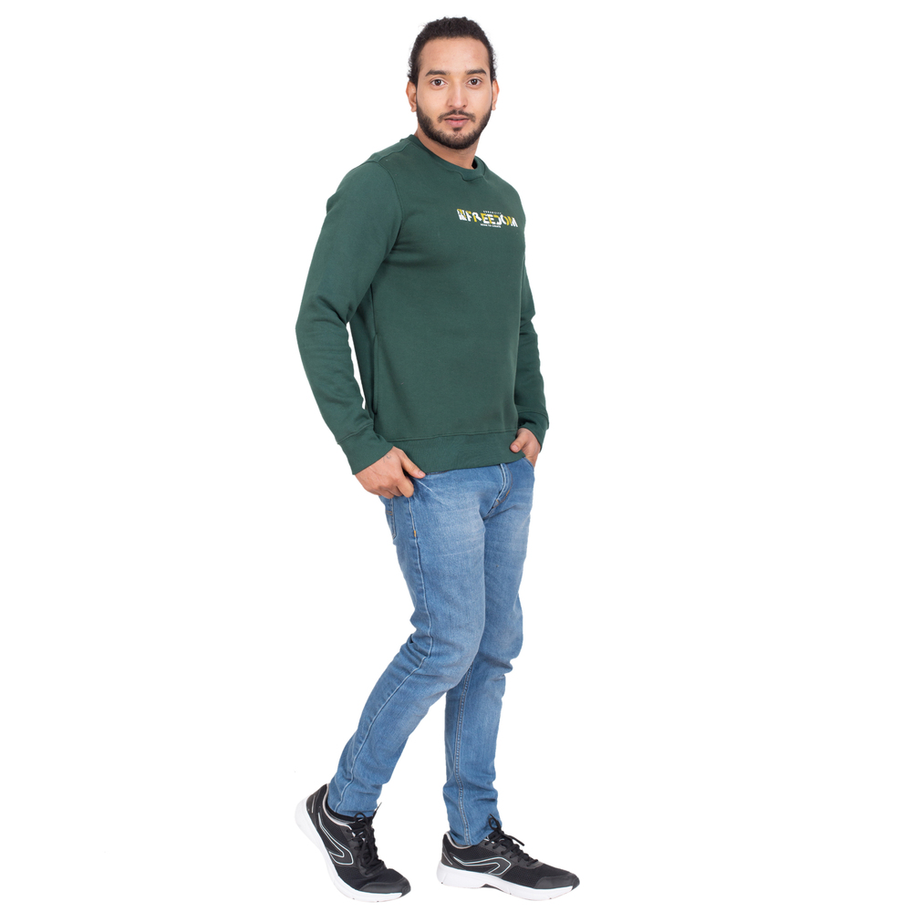 BU-MSS-206 MEN PRINTED SWEATSHIRT