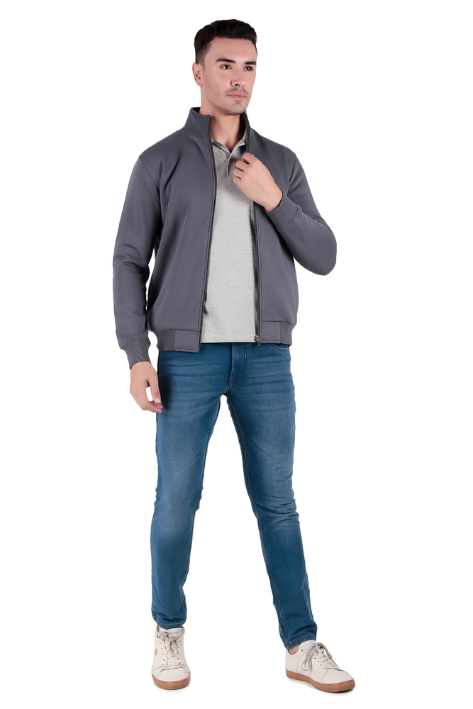 BU-MSS-209- MEN ZIPPER SWEATSHIRT