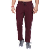 Bu-mjp-202- Men Fleece Track Pants - Color: Red