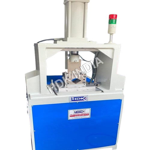 Hydraulic Pipe Cutting Machine - Color: Blue