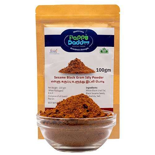 Black Sesame Gram Idly Powder