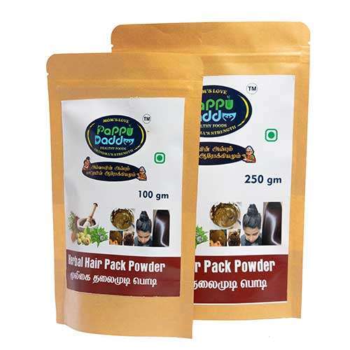 Herbal Hair Pack Powder - Characteristics: No Side Effect