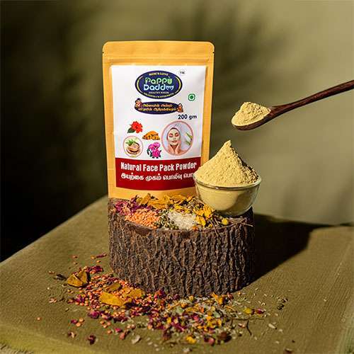 Face Pack Powder - Characteristics: 100% Herbal