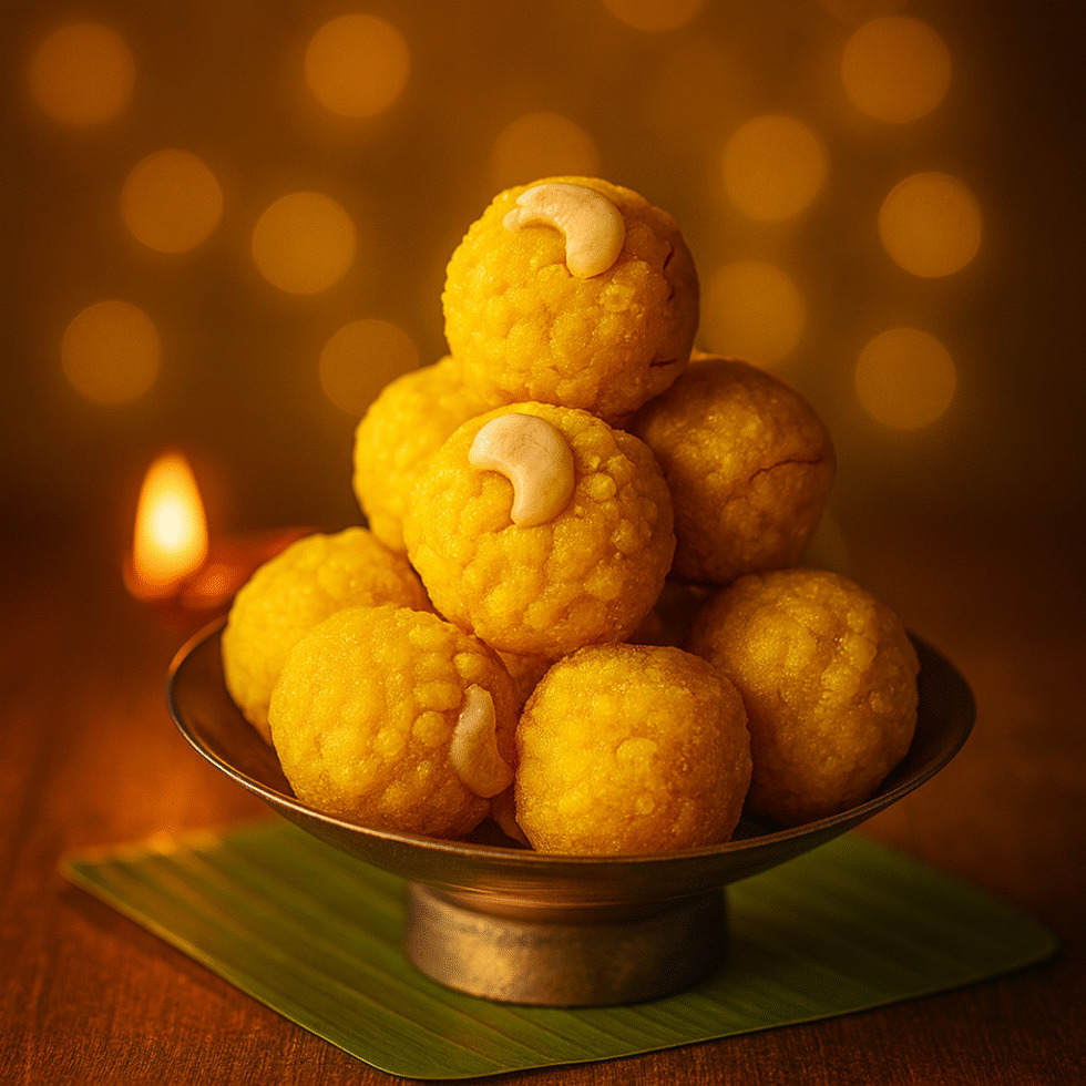 Traditional Yellow Laddu - Feature: High Quality