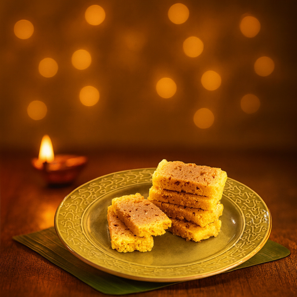 Traditional Yellow Mysore Pak Sweet - Feature: High Quality