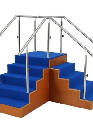 Wooden Exercise Corner Stair Case Therapy - Age Group: Elders