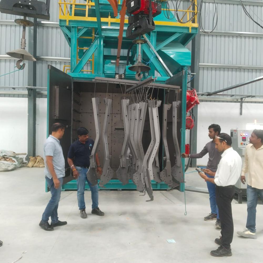 Spinner Hanger Shot Blasting Machine