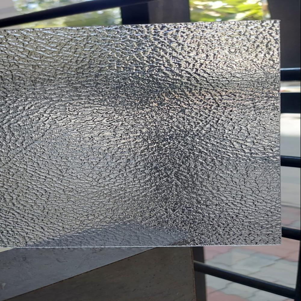 Embossed Polycarbonate Sheet - Color: White/clear/blue/lake Blue/green/ Bronze